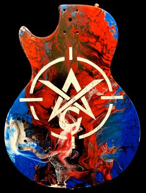 Custom Accelerated Gravity Electric Guitar Body